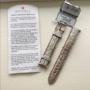 Brand new never used Michele watch bands